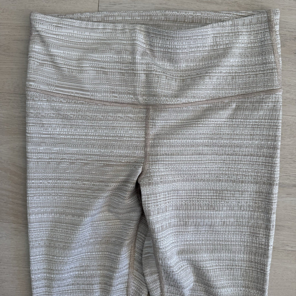 Athleta Women’s Leggings Small Gray Textured Stretch Athletic Yoga Pants