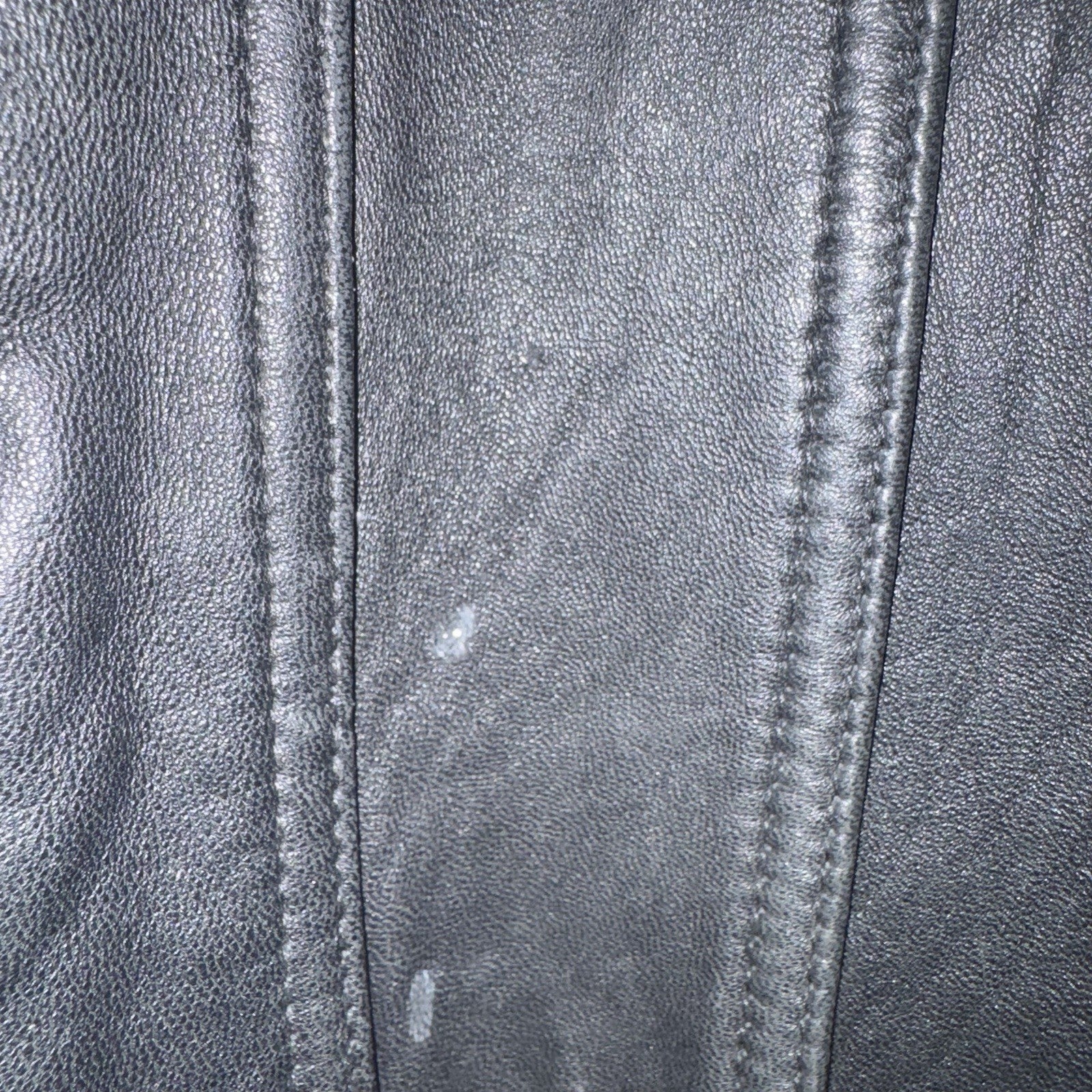 Wilsons Leather Black Trench Coat Mens Medium Belted Vintage Long Jacket