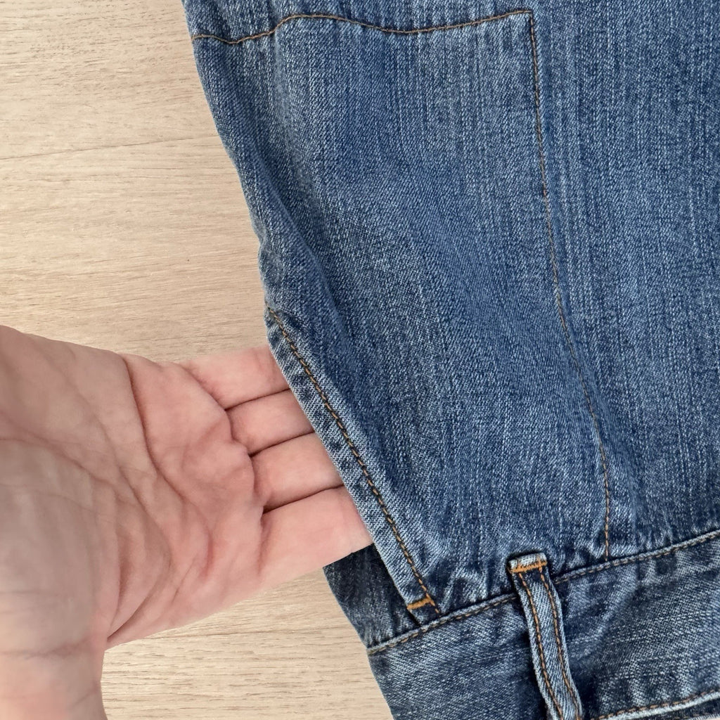 The Limited Denim Mini Skirt Size 4 Y2K Dark Wash Stretch Vintage-2003 Women's