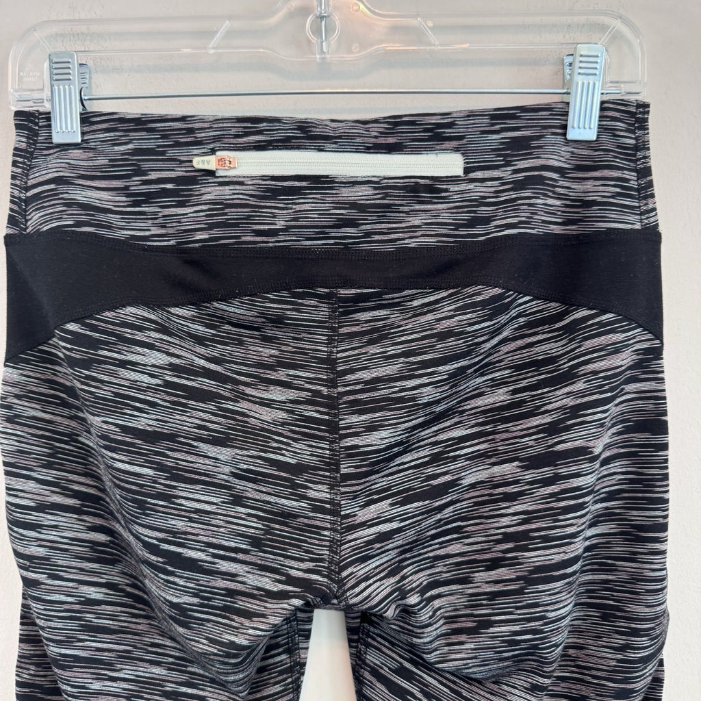 Abercrombie & Fitch A&F Leggings Women Medium Black Space Dye Activewear