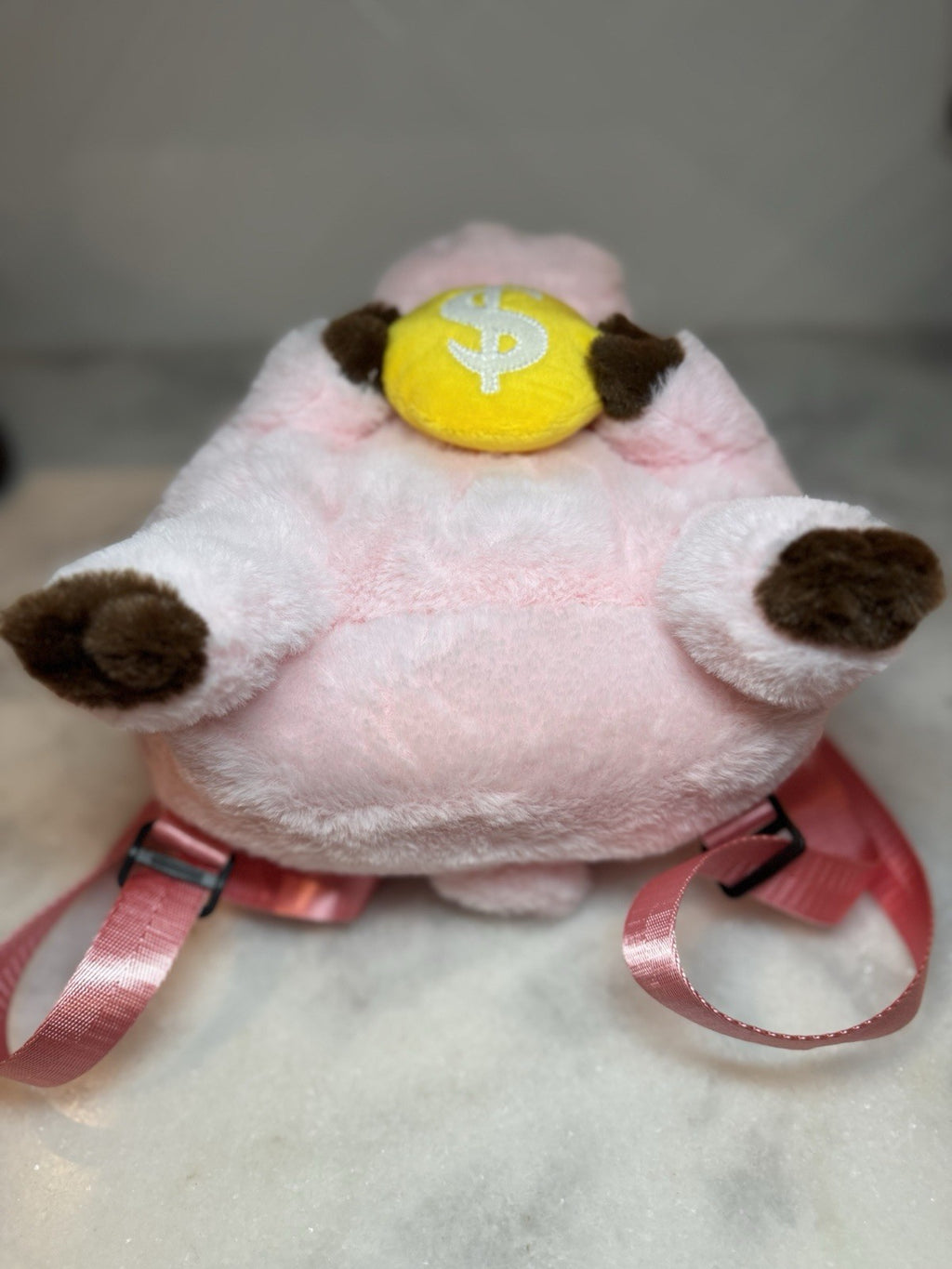 Disney Pixar Toy Story Hamm Plush Backpack – Pink Piggy Bank Bag - NWT 7inX10in