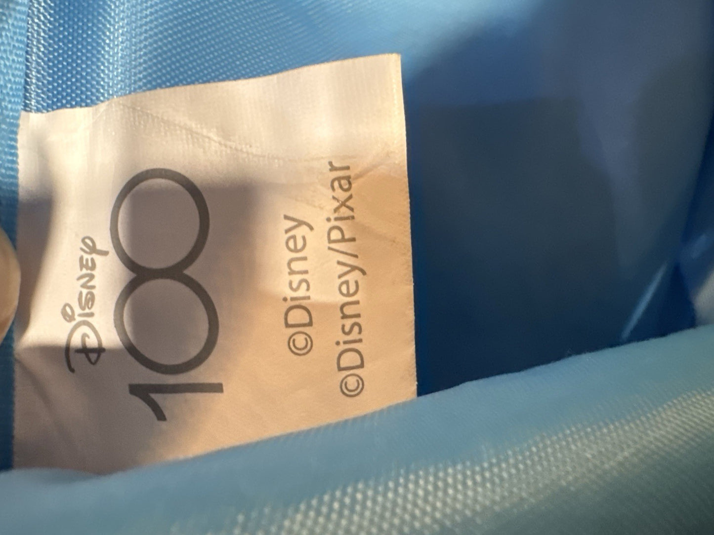 Disney 100 Years of Wonder Mini Backpack Tote Bag Sack Confetti Gold Accents