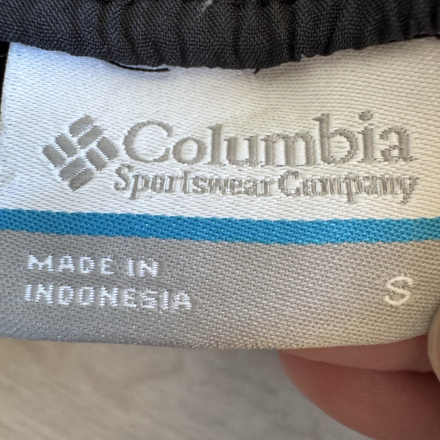 Columbia Mens Nylon Shorts Size Small Black Liner Cut Outdoor