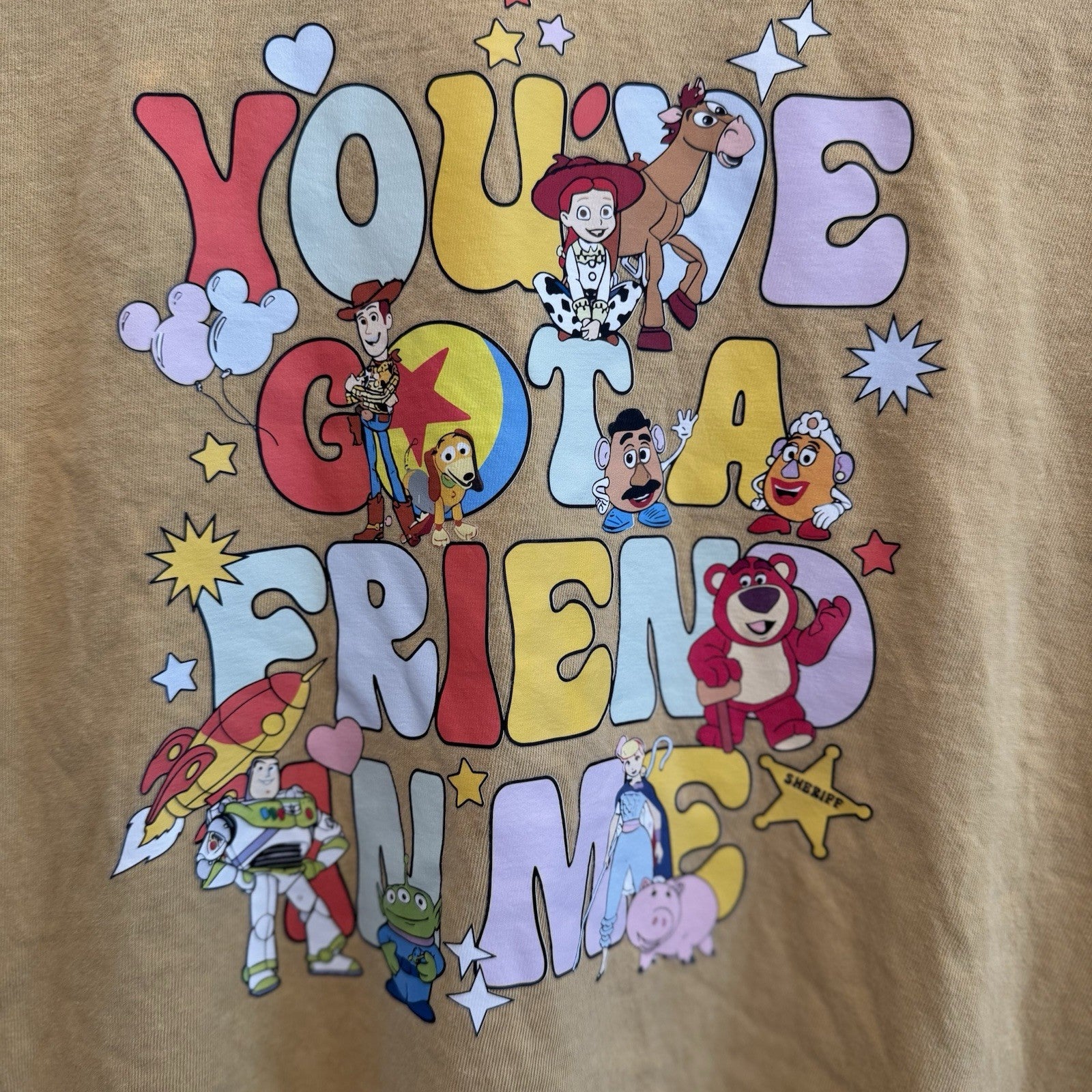 Disney Pixar Toy Story “You’ve Got A Friend In Me” Graphic Tee Medium