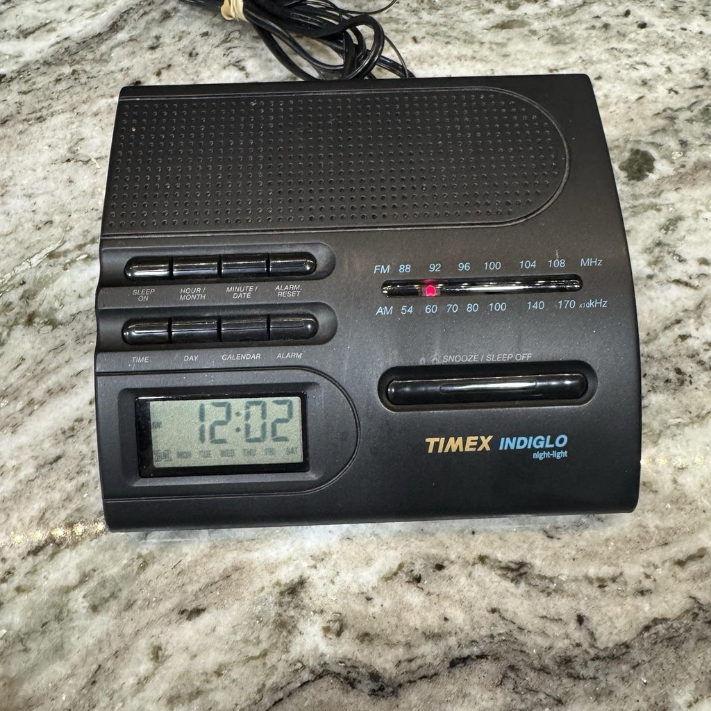 TIMEX Indiglo Alarm Clock T422B Works Tested