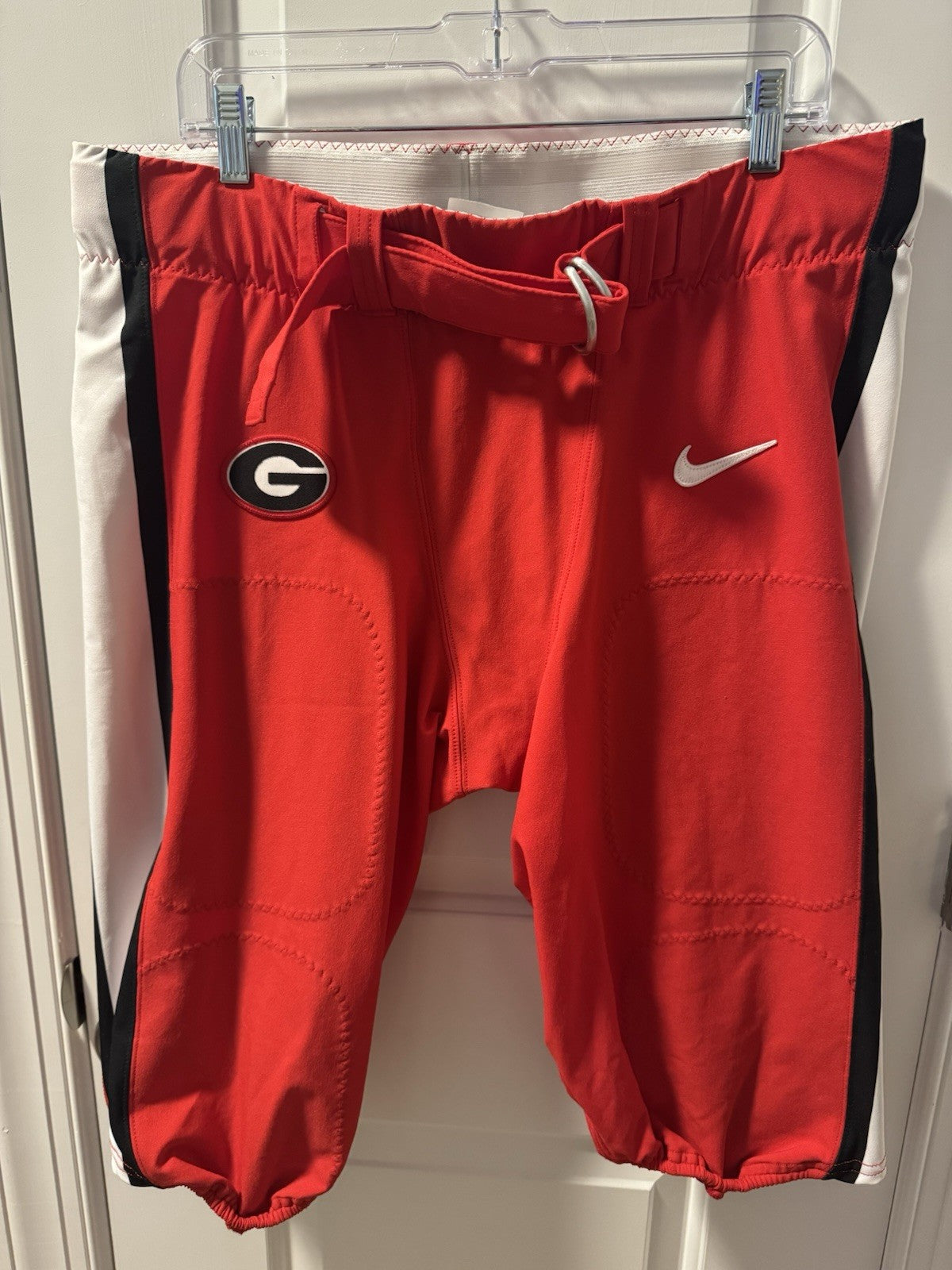 Georgia Bulldogs Team Issued Red Pants 2020 Arkansas 40th Anniversary 1980 Natty