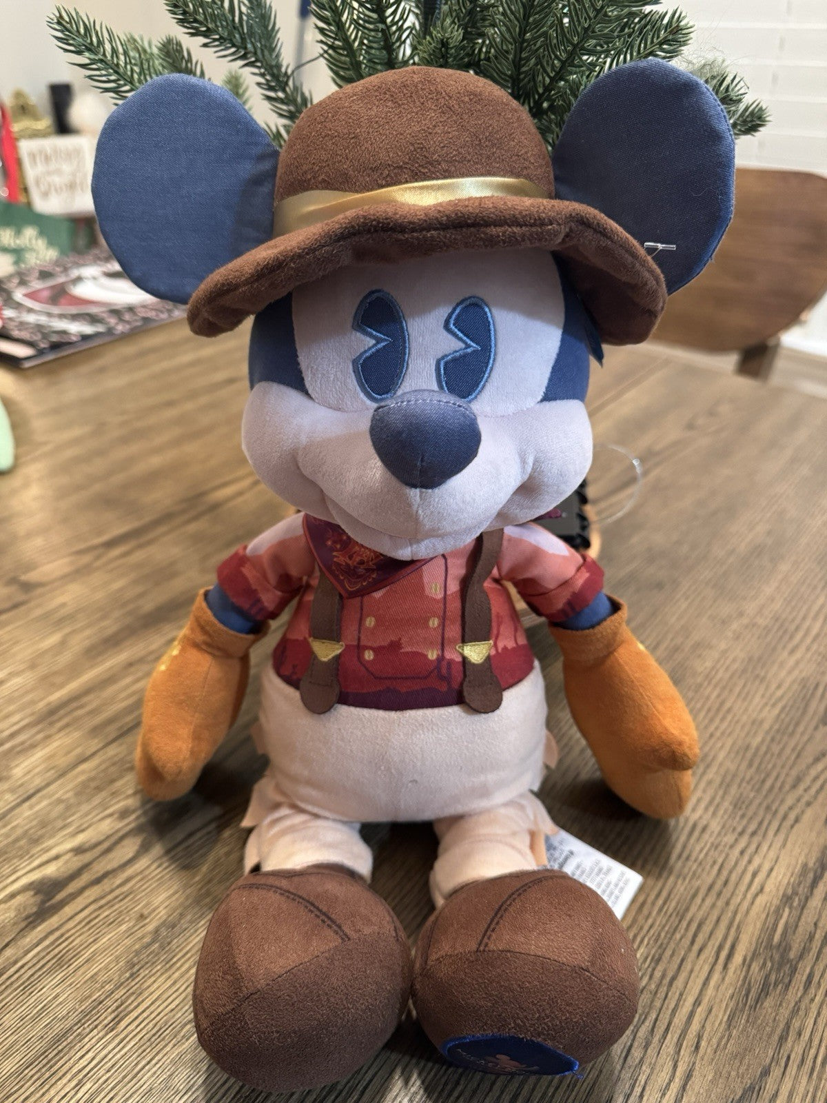 Mickey Mouse Main Attraction Plush Big Thunder Mountain Railroad 50 Anniversary