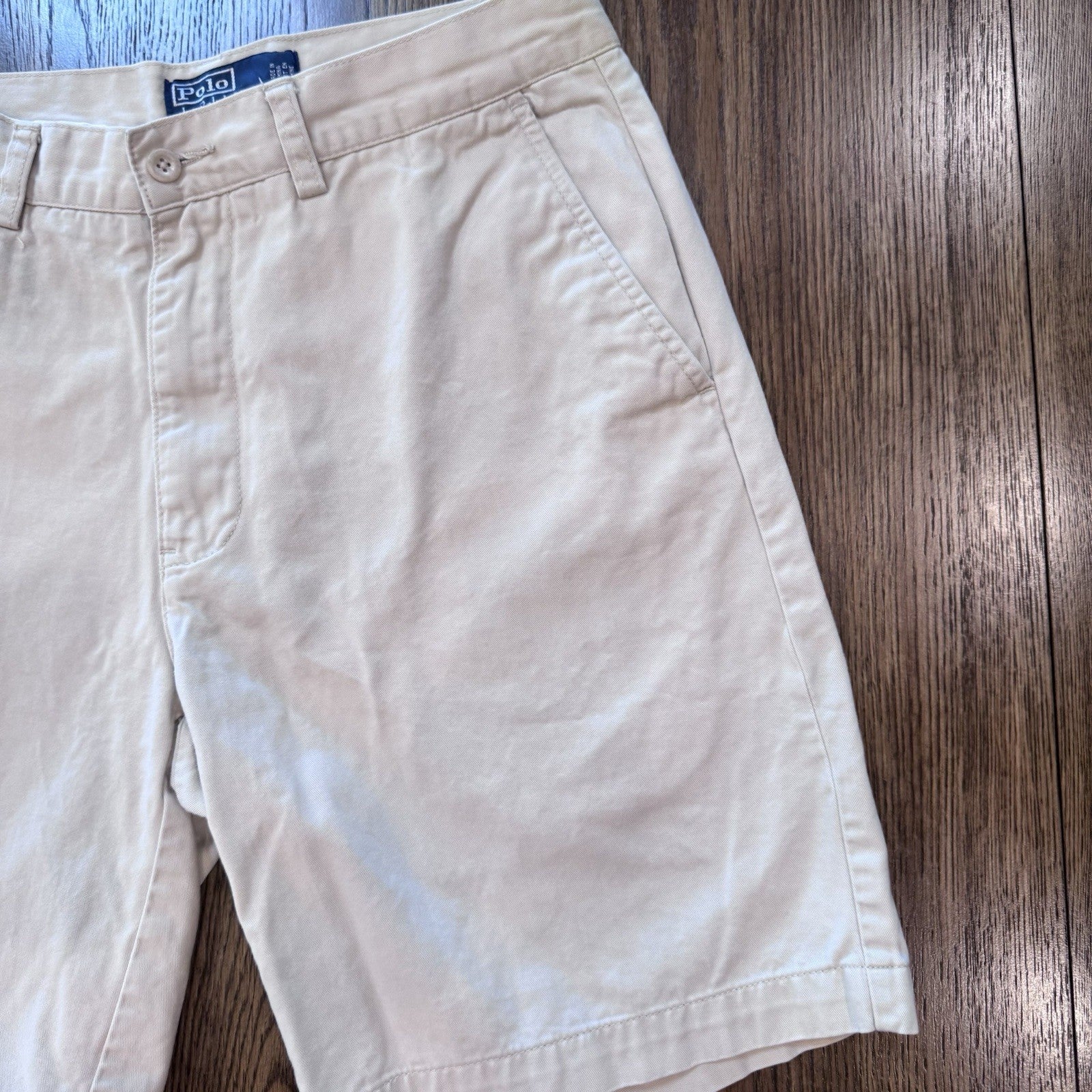 Vintage Polo Ralph Lauren Prospect Chino Shorts Mens32 Khaki Cotton Classic Fit