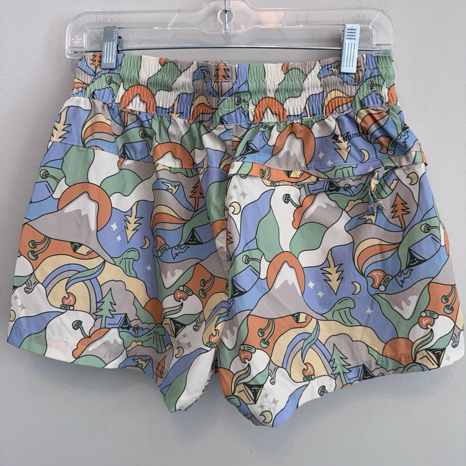 Columbia Sportswear Outdoor Graphic Print Shorts Multi Color Women's Medium M