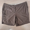 L.L. Bean Vista Camp Shorts Women’s 24W Plus Brown Cargo Hiking Outdoor 24