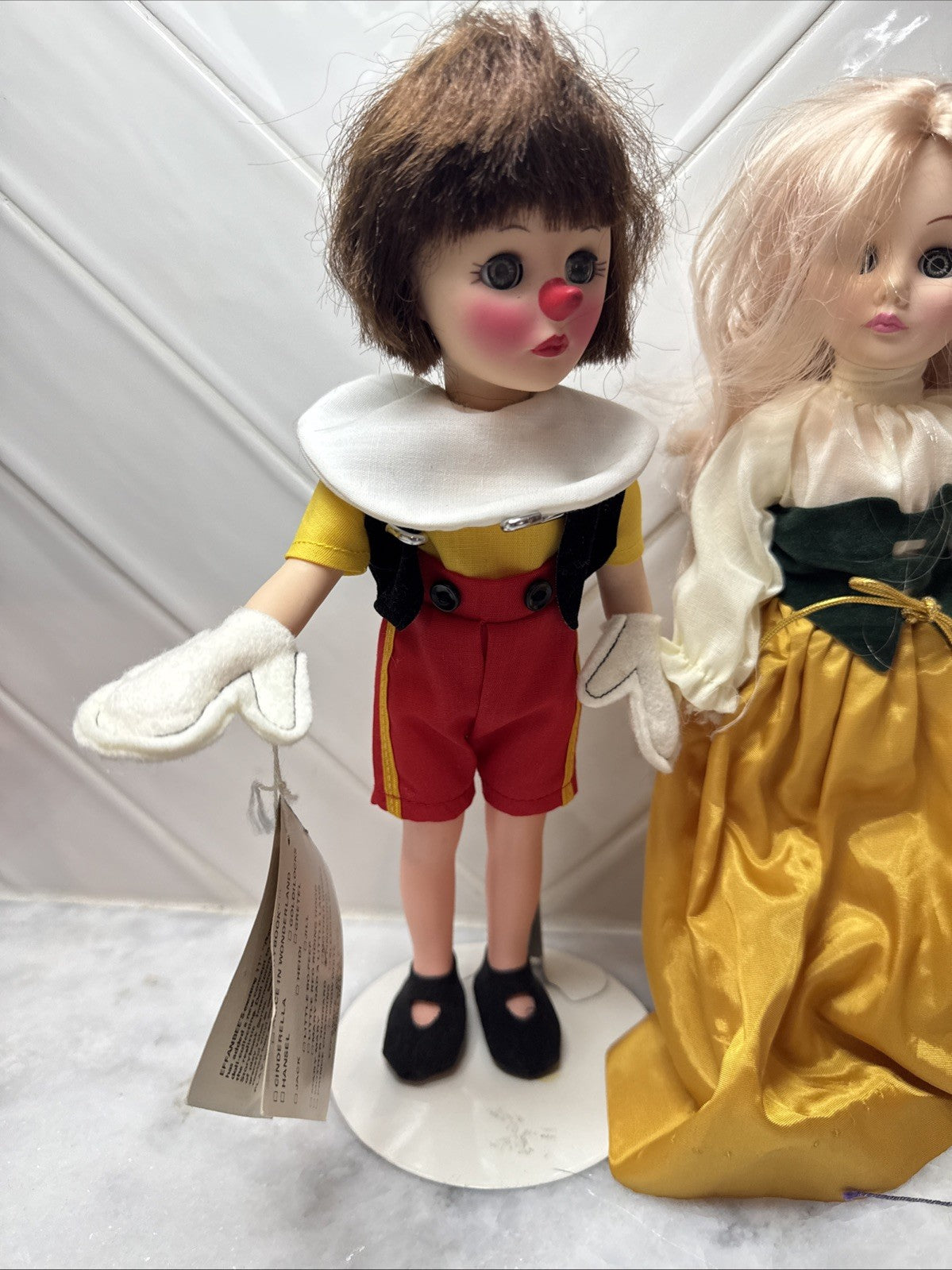 Vintage Effanbee Storybook Dolls Pinocchio Sleeping Beauty Jack Rare Set Of 3