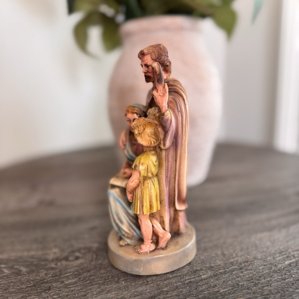 Vintage Holy Family Figurine Made in Italy Nativity Jesus Mary Joseph 7"