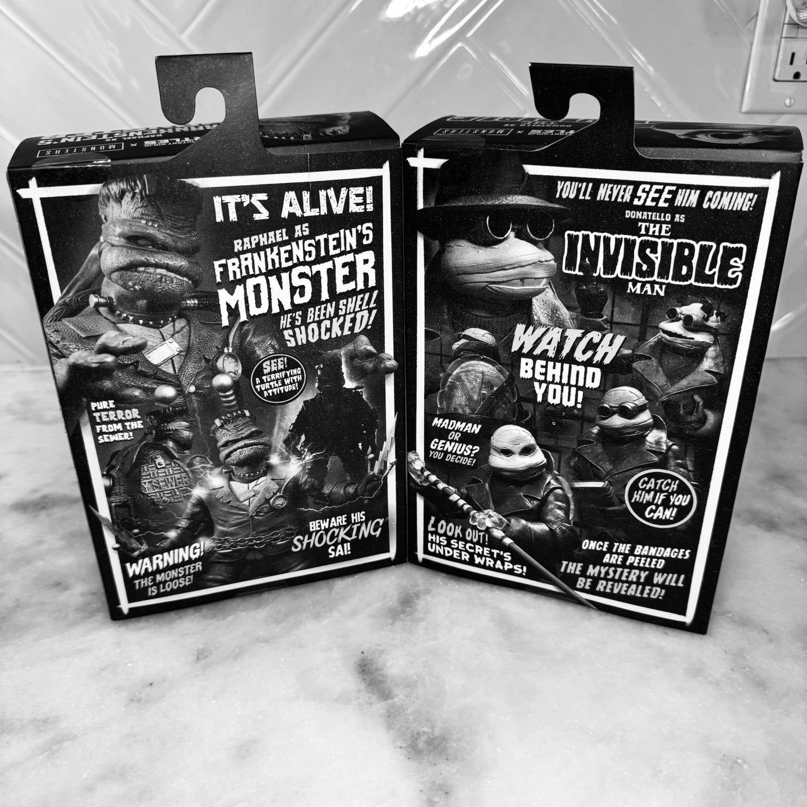 NECA TMNT Universal Monsters Lot Mummy Creature Invisible Man Frankenstein Ninja