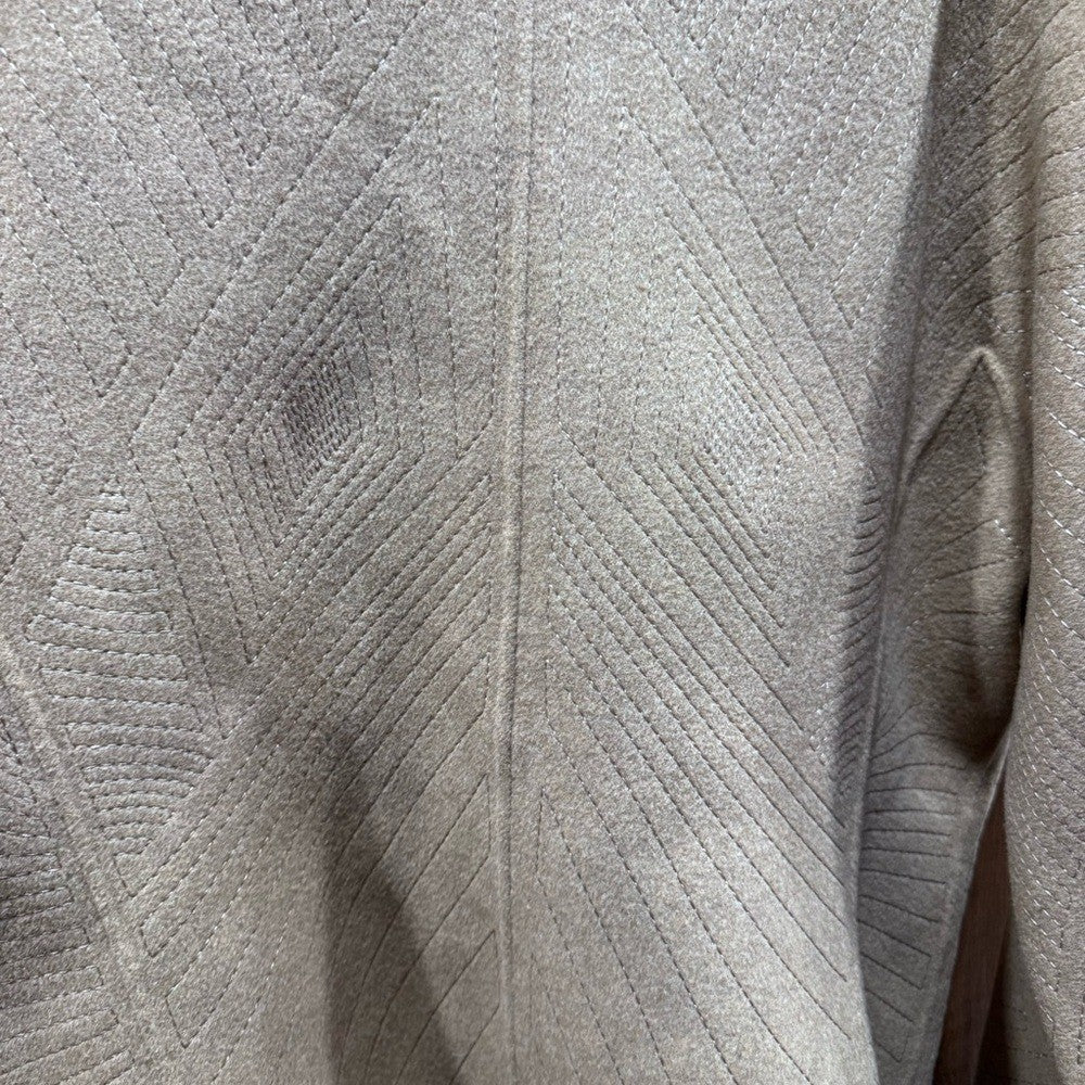 Cream Ellen Tracy Linda Allard wool coat. Size 16