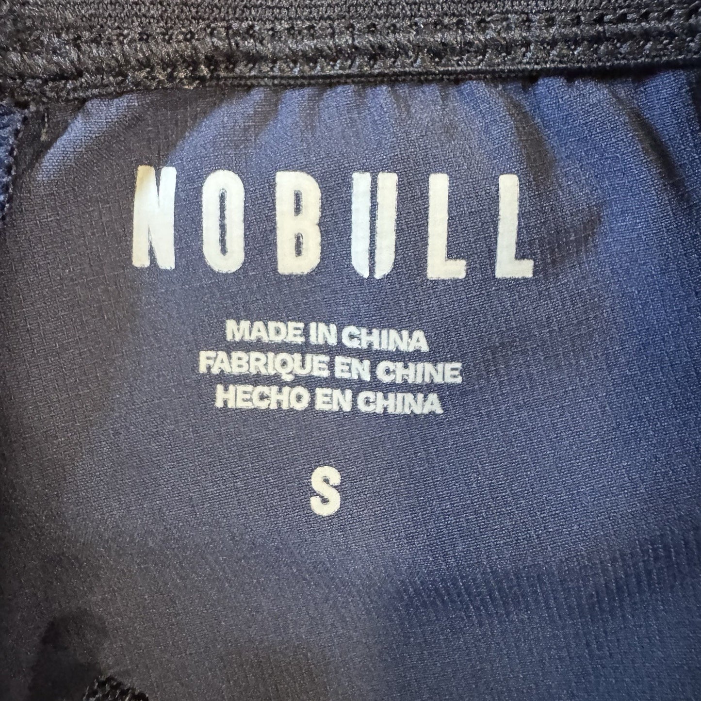 NOBULL Men’s Training Shorts Small Navy Blue 7” Inseam Lightweight Stretch