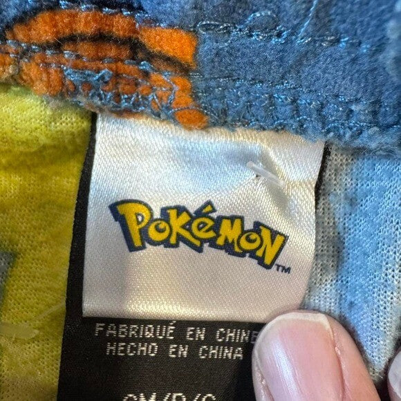Pokemon Pajama Adult Small – Pikachu Charmander Bulbasaur Squirtle Fleece Lounge
