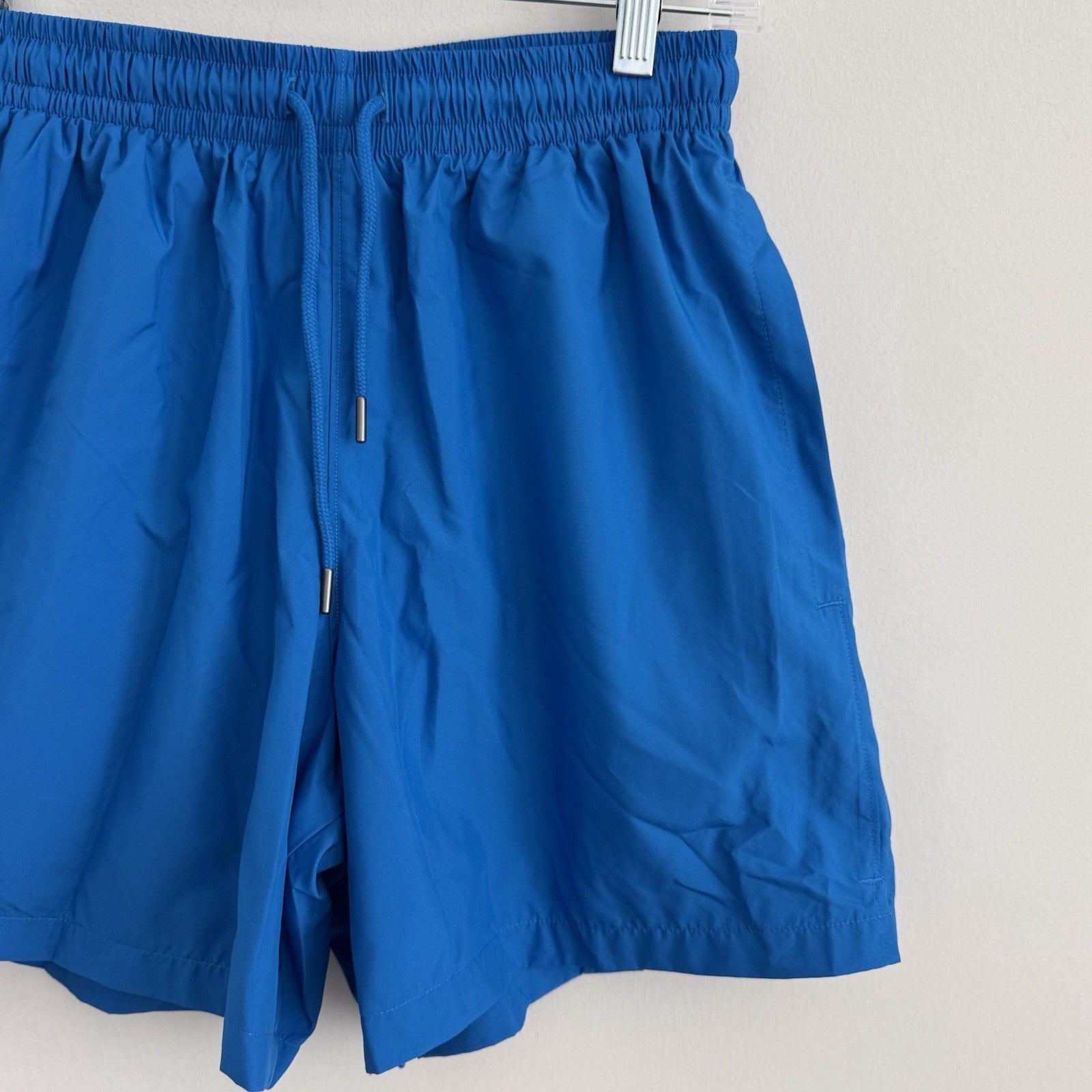 NWT Under Armour Men's Essential Volley Shorts Blue Swim Trunks Small Loose Fit