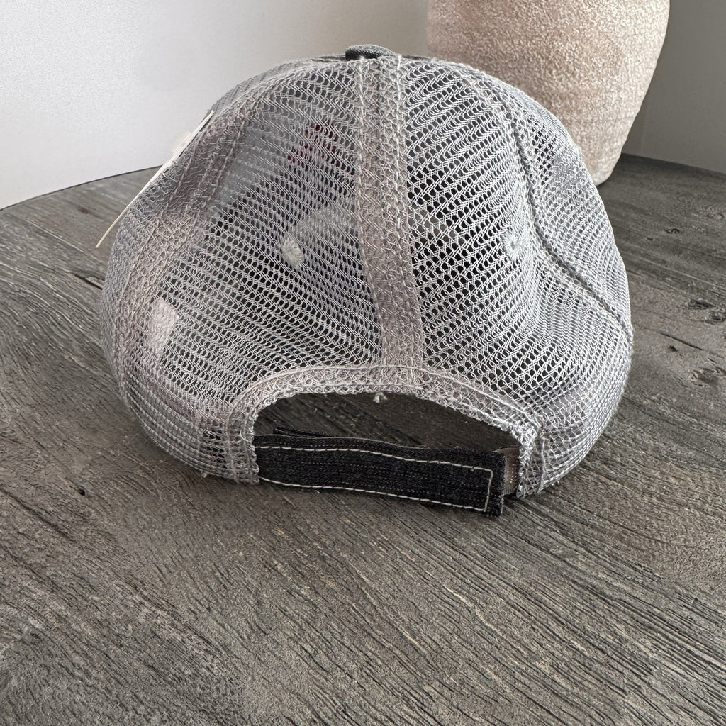 Pool Hair Don’t Care Hat Distressed Trucker Cap KatyDid NWT Boutique