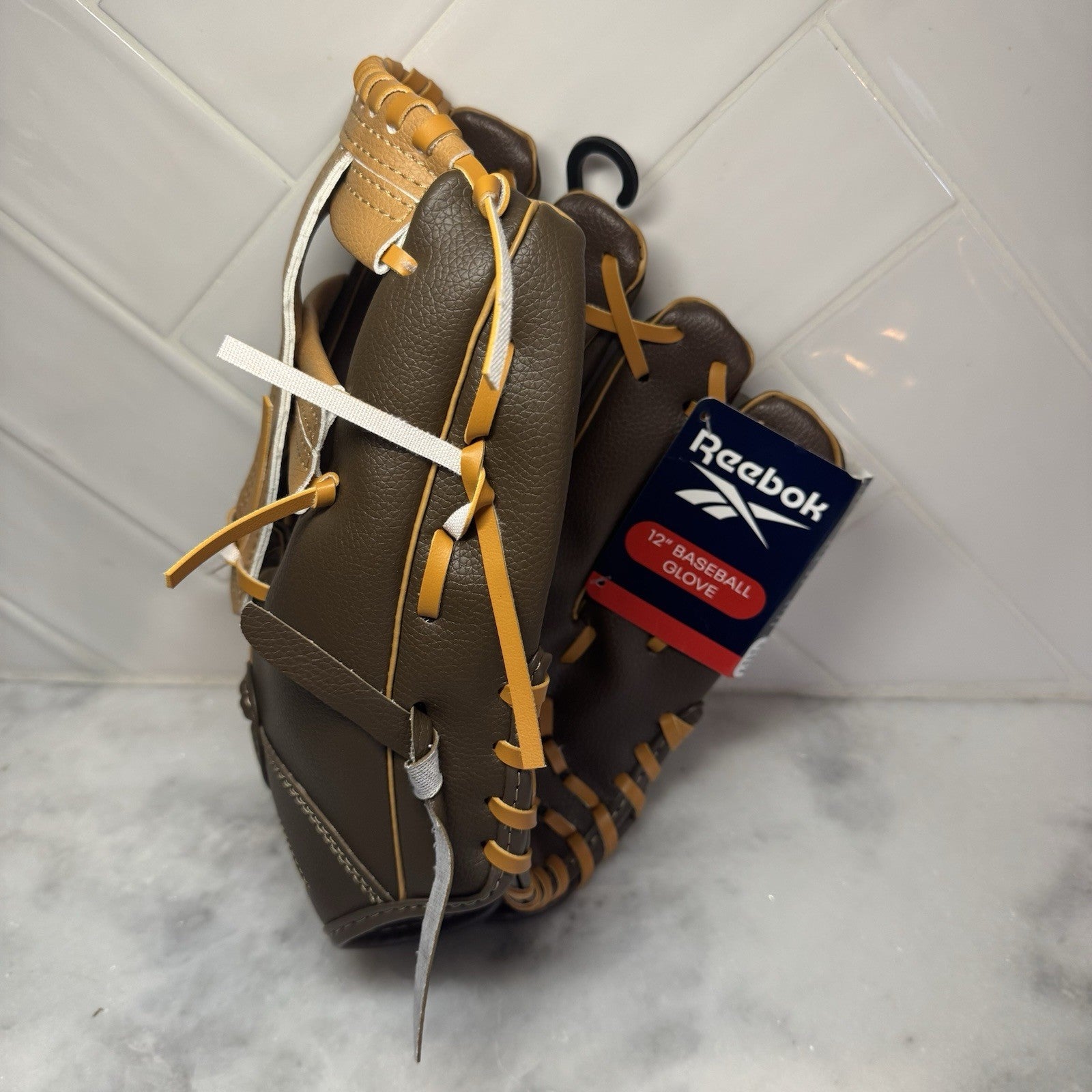 Reebok 12” Baseball Glove Brown Tan Right Hand Throw New with Tags