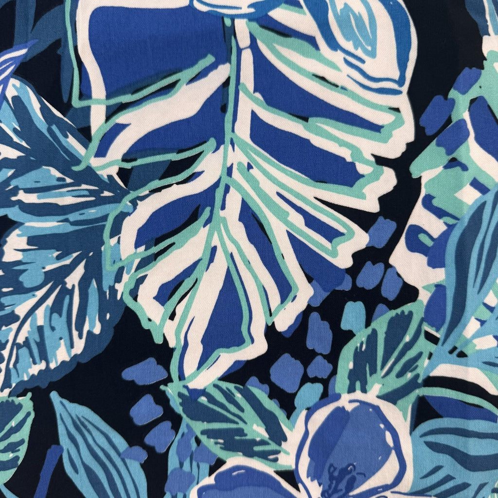 Swing Control Women’s Golf Skort Sz 4 Blue Tropical Print Pull On