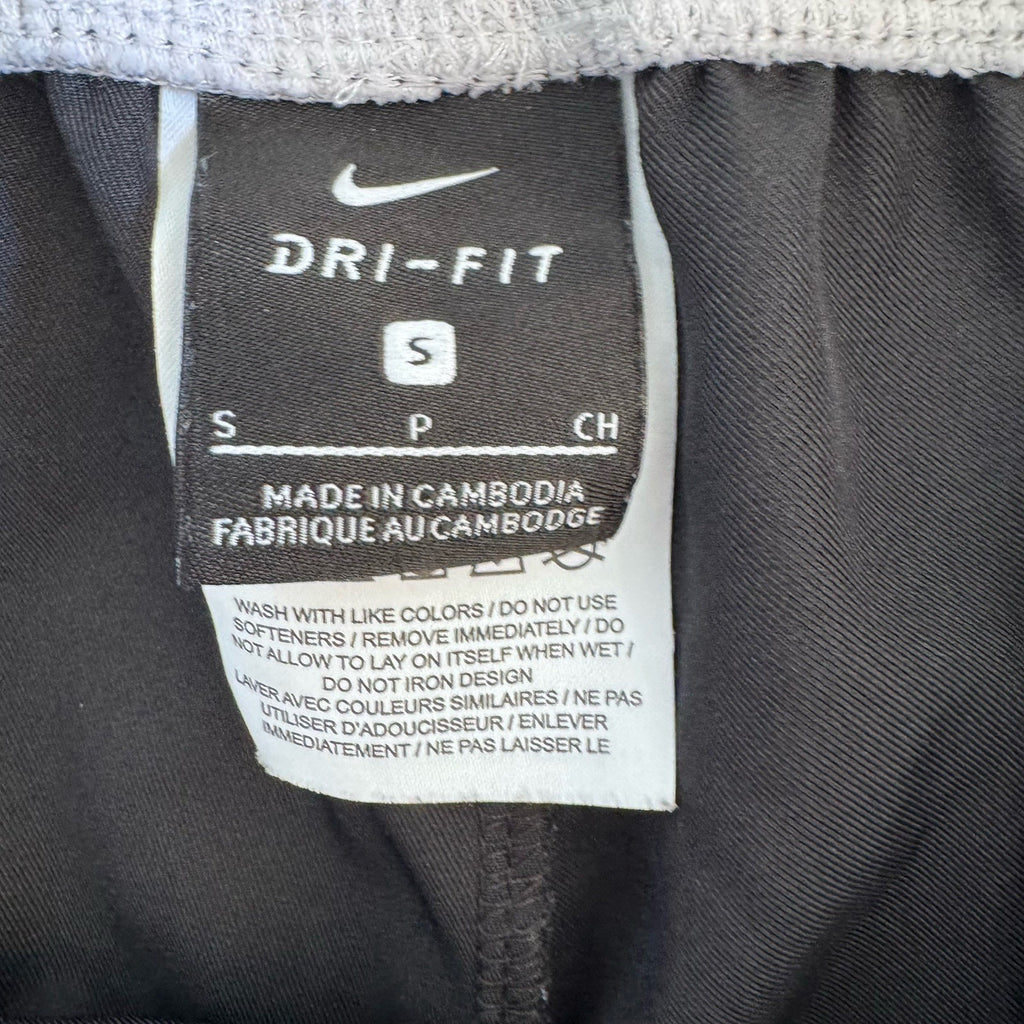 Nike Dri-Fit Athletic Shorts Men’s Small Black White Drawstring