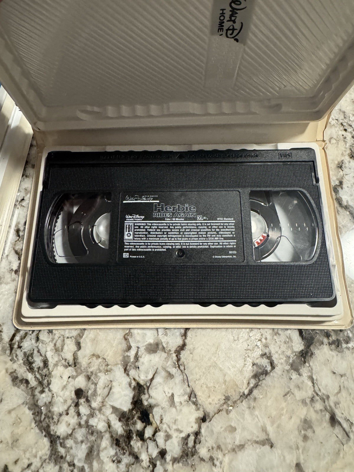 Herbie the Love Bug VHS Lot: The Love Bug & Herbie Rides Again Vintage