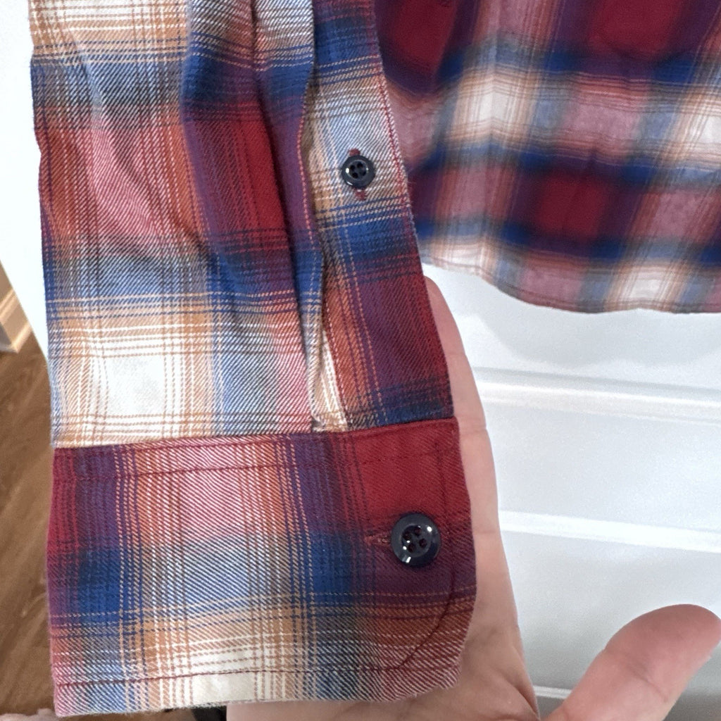 Abercrombie & Fitch Men’s Plaid Button Down Shirt – Size M