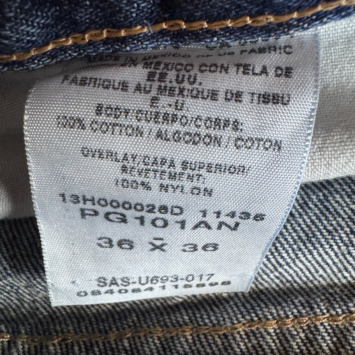 Wrangler ProGear PG101AN Jeans 36x36 Men’s Blue Denim Hunting Pants Reinforced