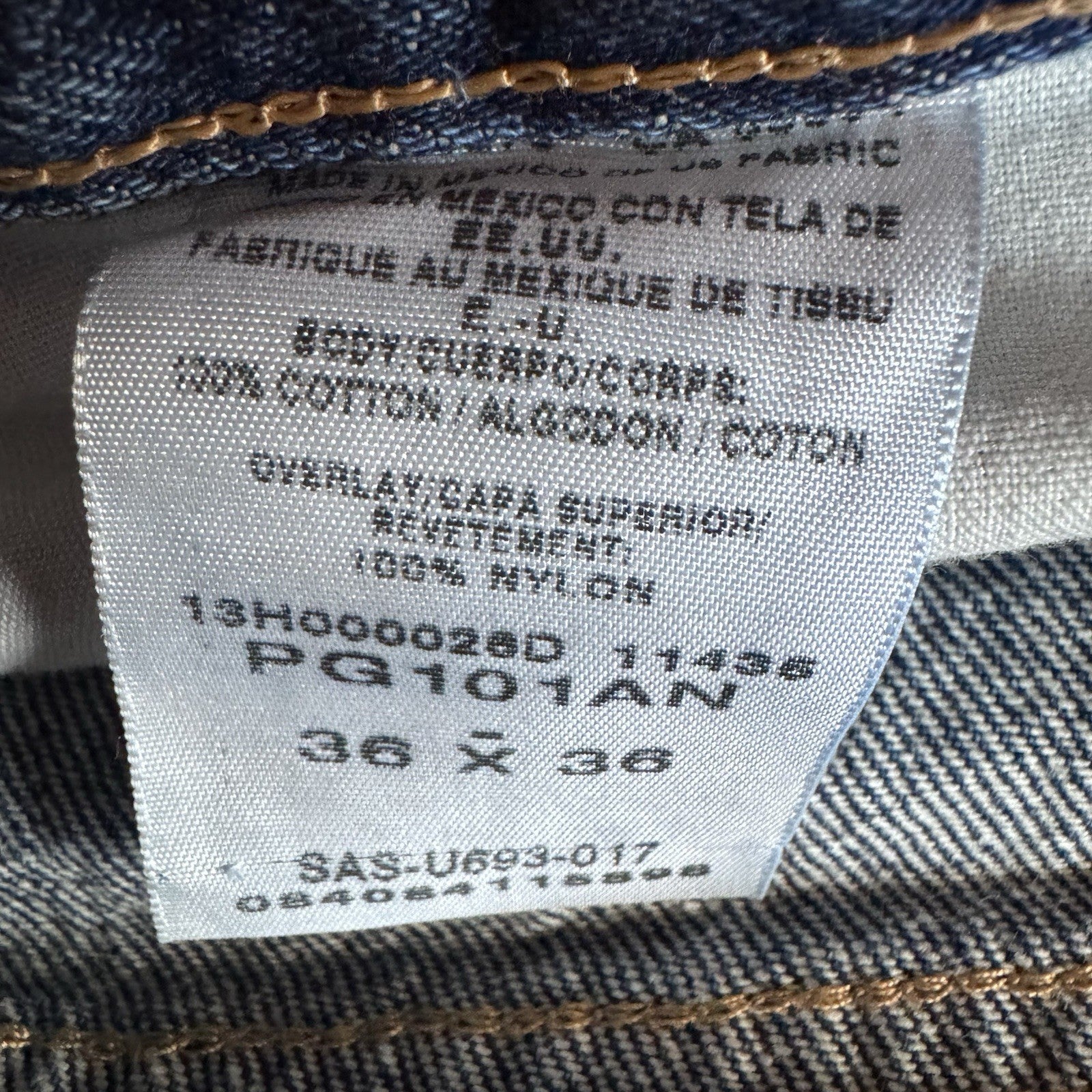 Wrangler ProGear PG101AN Jeans 36x36 Men’s Blue Denim Hunting Pants Reinforced