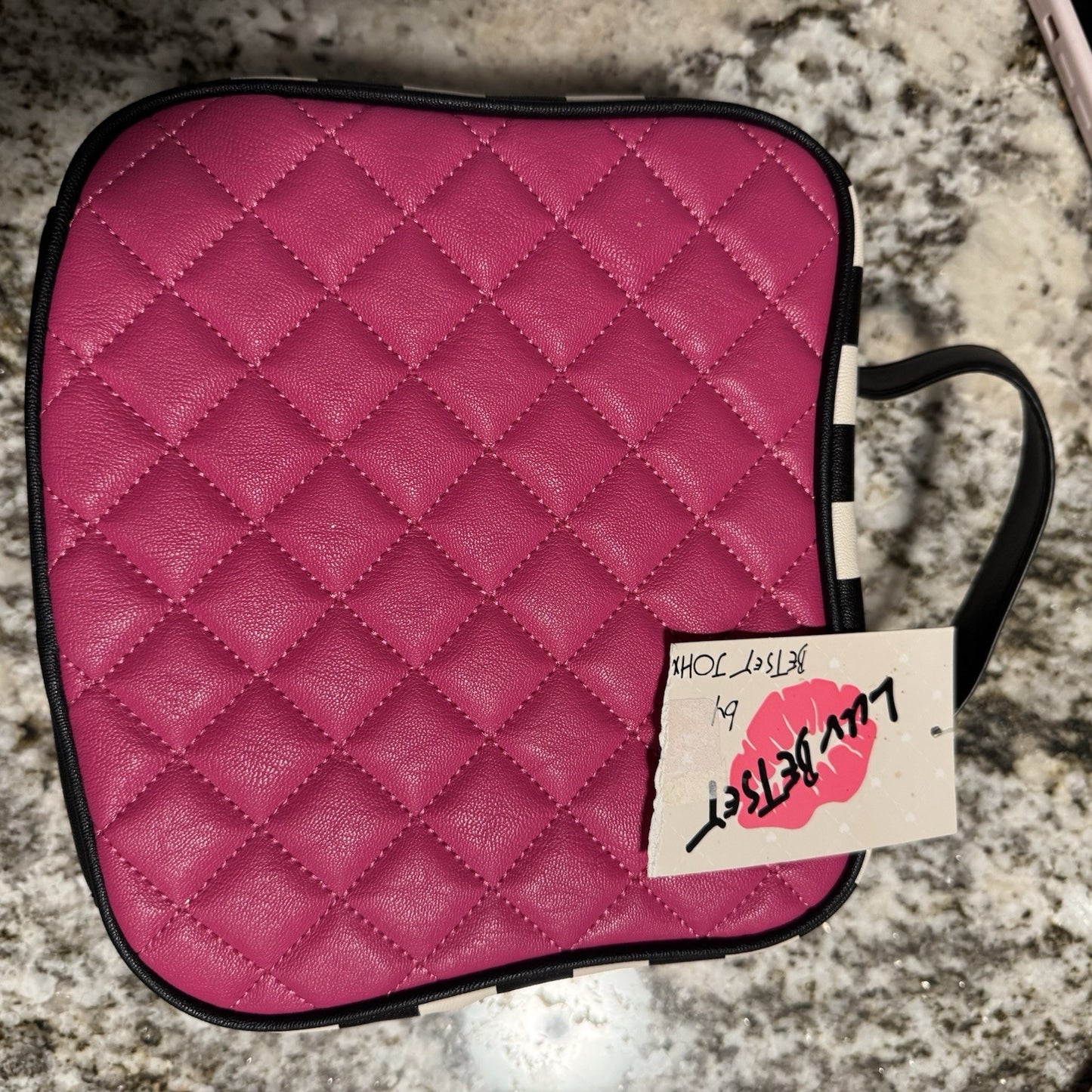 Betsey Johnson Insulated Lunch Bag Cat Happy Face Lunch Tote