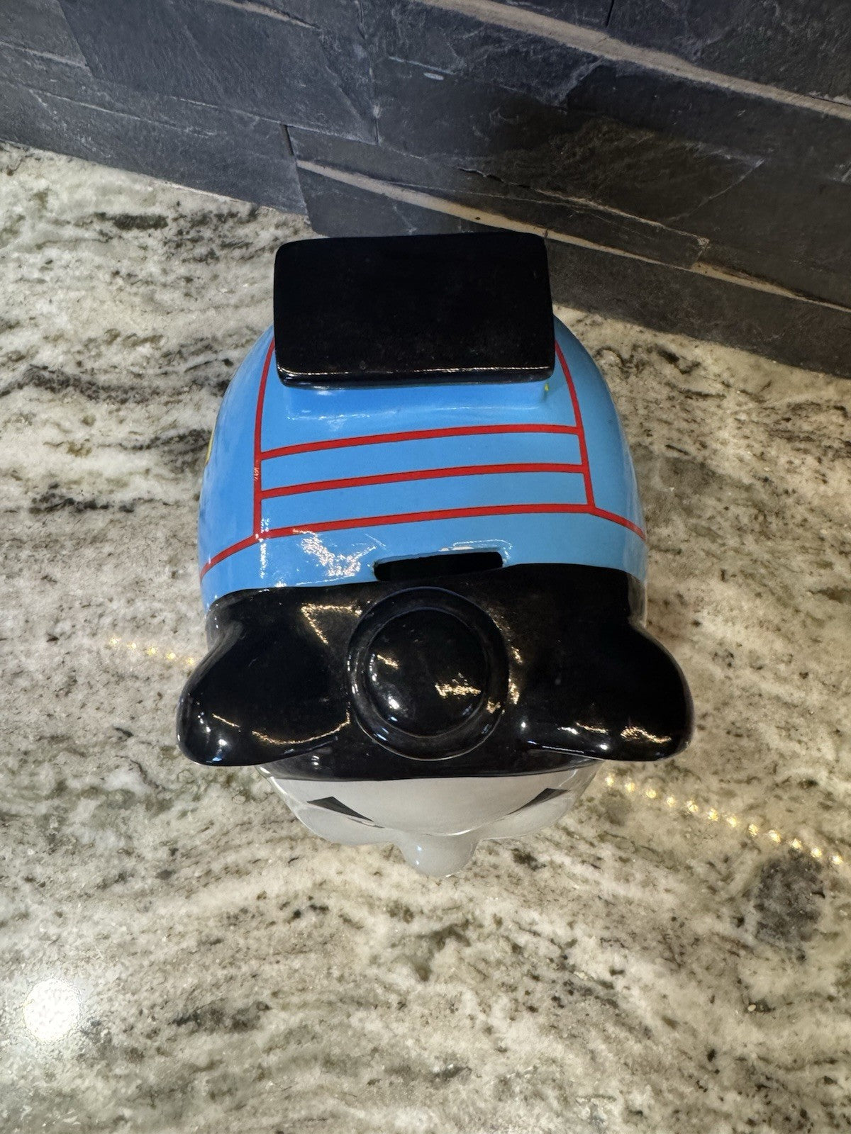 Classic, Rare,  Thomas the Train, Ceramic Piggy Bank, from Thomas & Friends.