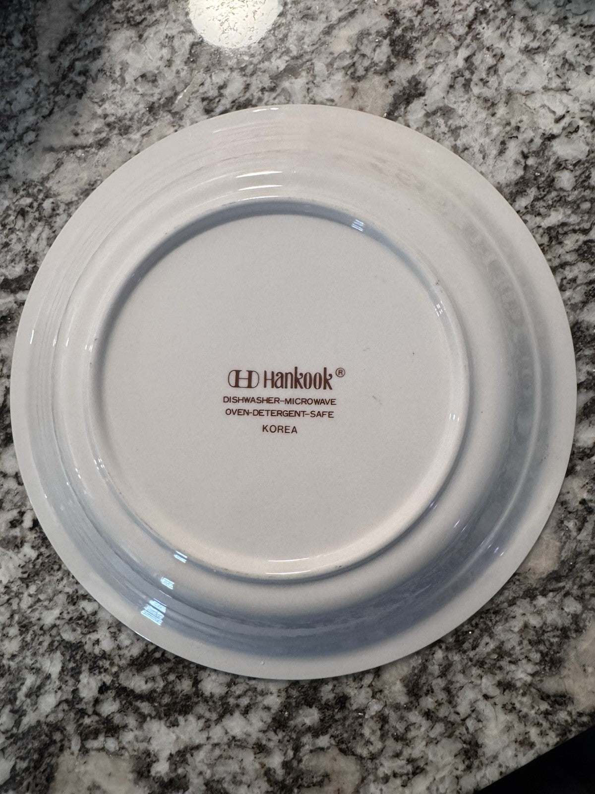 Vintage Hankook Korea Ceramic Deep Dish Cherry Pie Plate With Printed Recipe