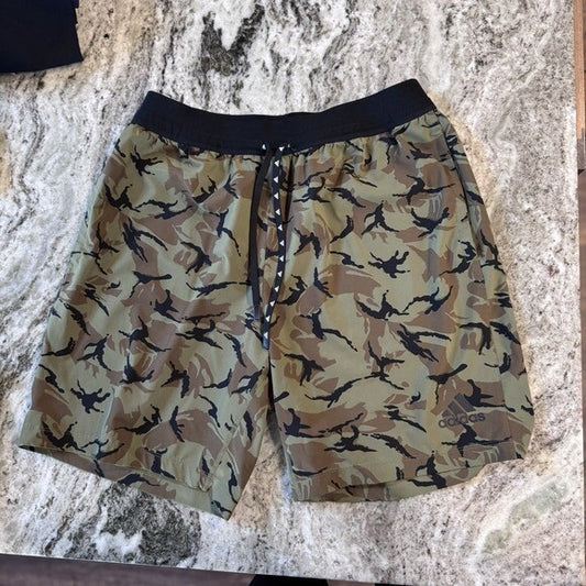 Adidas Aeroready Camouflage Everyday Athletic Shorts Mens Large 30x8