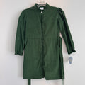 Little English Allie Corduroy Dress Girls Size 10 Green Ruffle NWT MSRP81