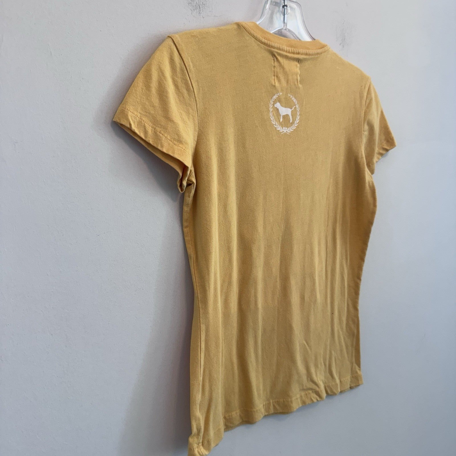 Victoria’s Secret PINK USC Southern California Tee Shirt M Yellow Y2K