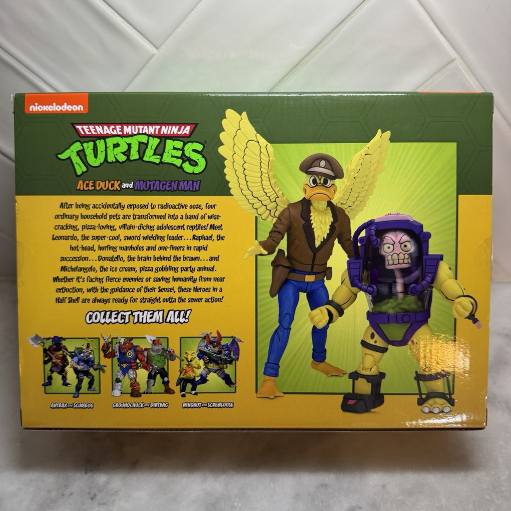 TMNT Ace Duck & Mutagen Man 2-Pack Nickelodeon Action Figures New