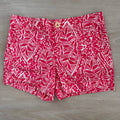 Lilly Pulitzer Women’s Pink White Tropical Print Shorts Size 4 Resort Callahan