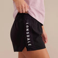 Lonsdale London Women’s Black Athletic Shorts Size 18 Logo Drawstring