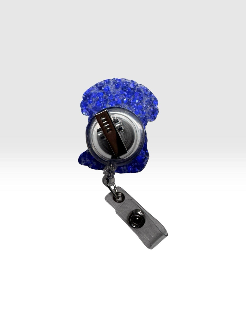 Patriotic Ben Drankin Retractable Badge Reel Glitter ID Holder USA