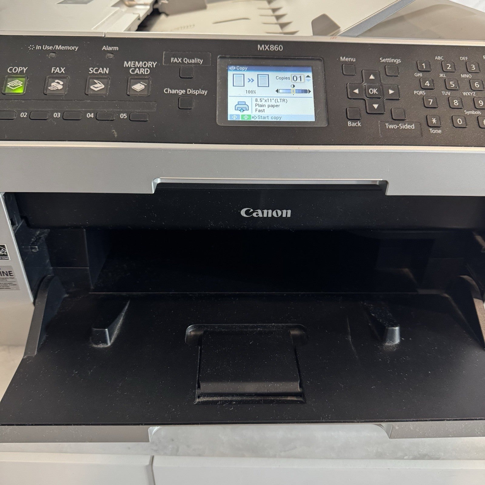 Canon PIXMA MX860 All-In-One Inkjet Printer Copier Scanner Fax Tested