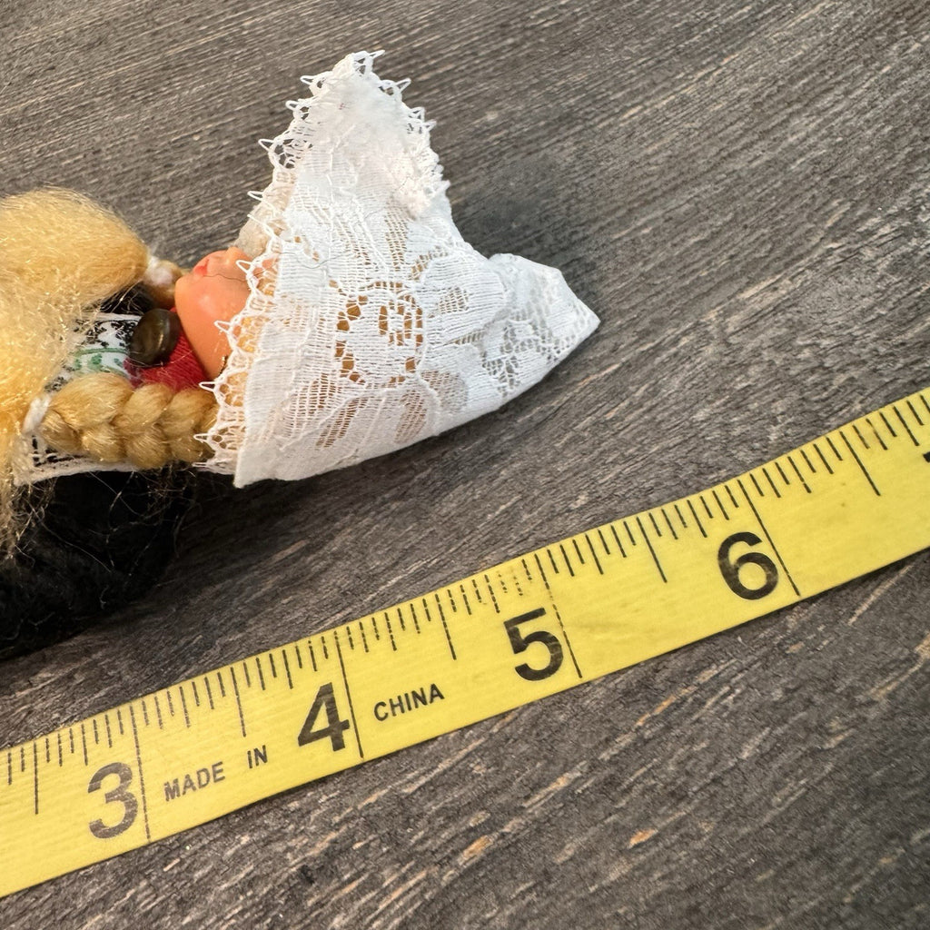 Vintage Dutch Souvenir Doll Traditional Costume Wood Clogs Holland 6" Sleepy Eye