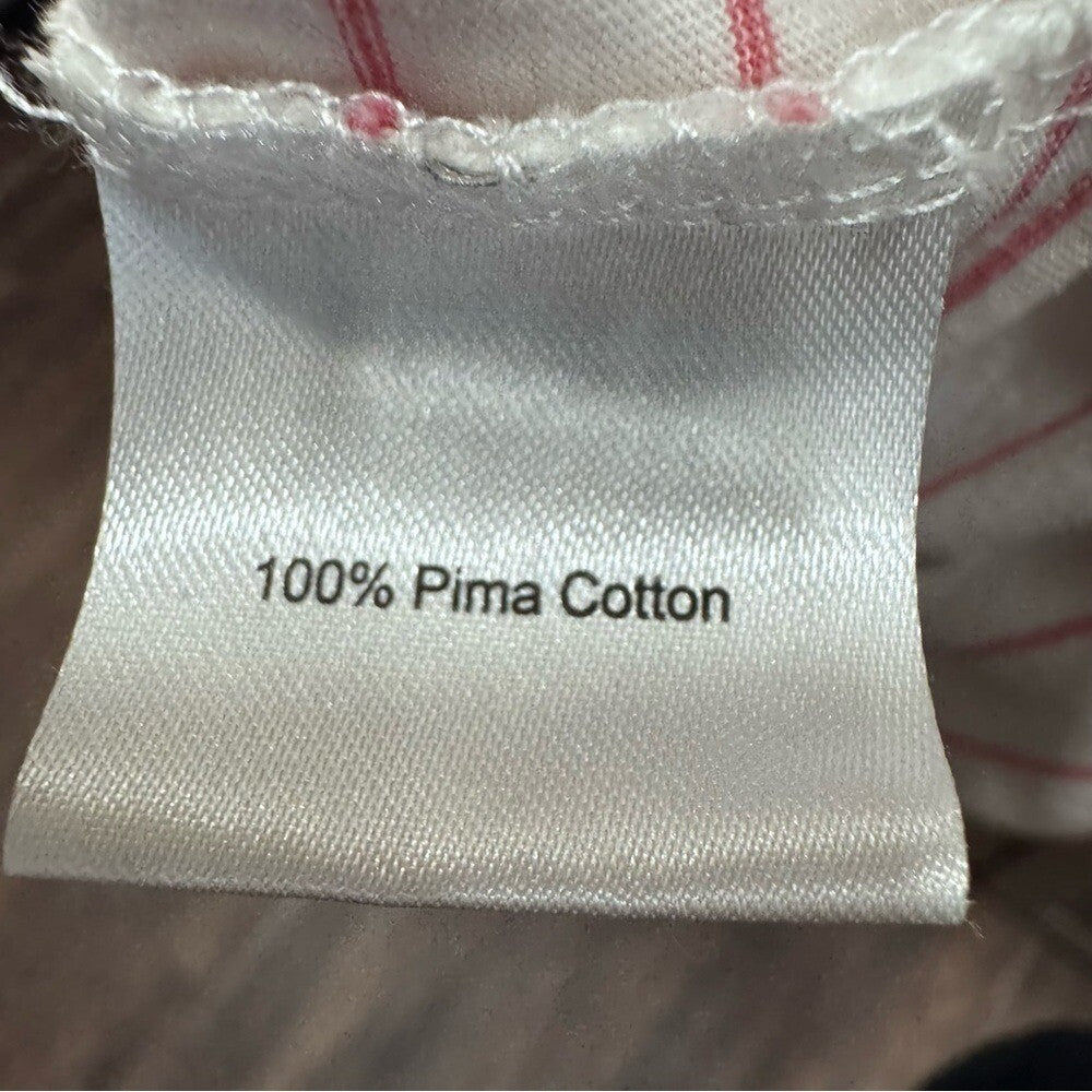 Peter Millar Crown Men's Small Primrose Harp Stripe Polo MSRP $115