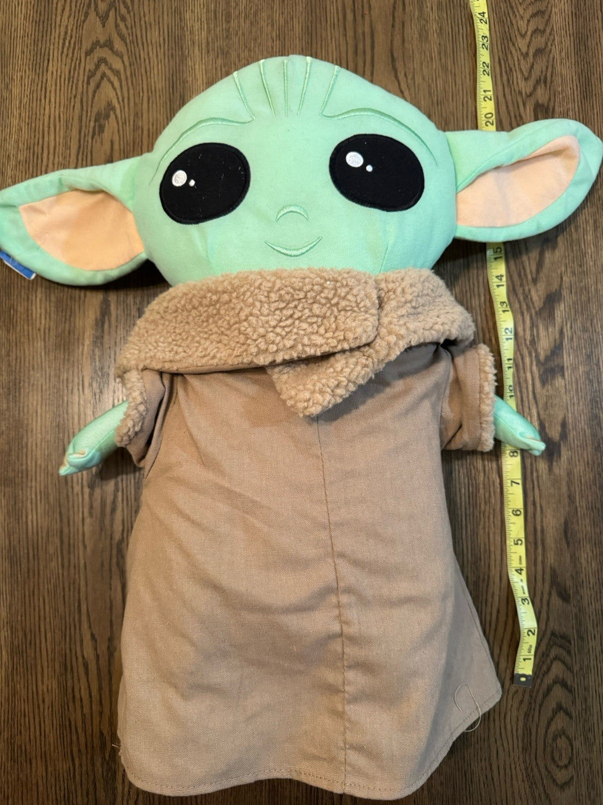 Star Wars Mandalorian Grogu The Child 22” Baby Yoda Plush Pillow Buddy Used