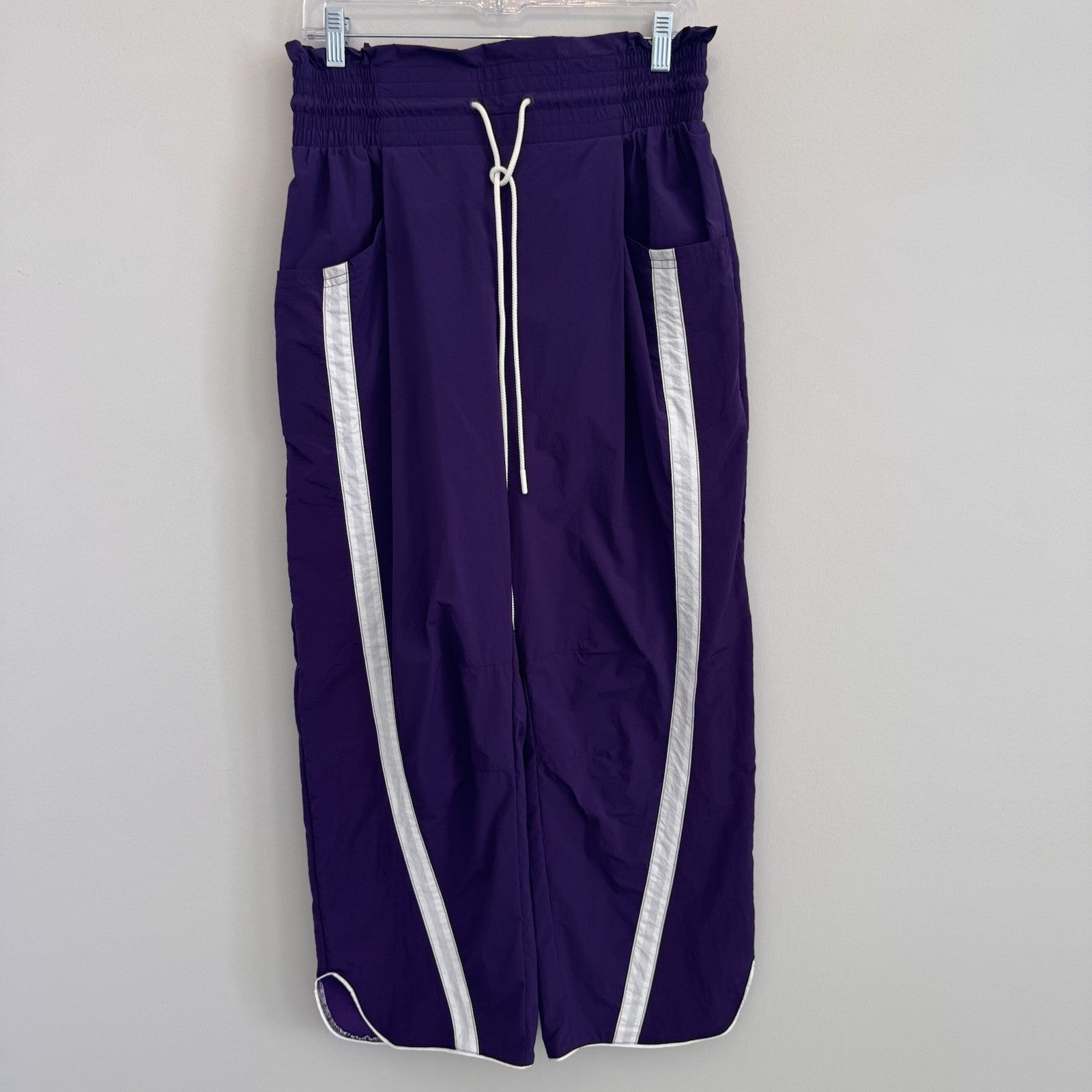 Free People FP Movement Women’s Small Dark Amethyst Wayside Jogger Pants NEW