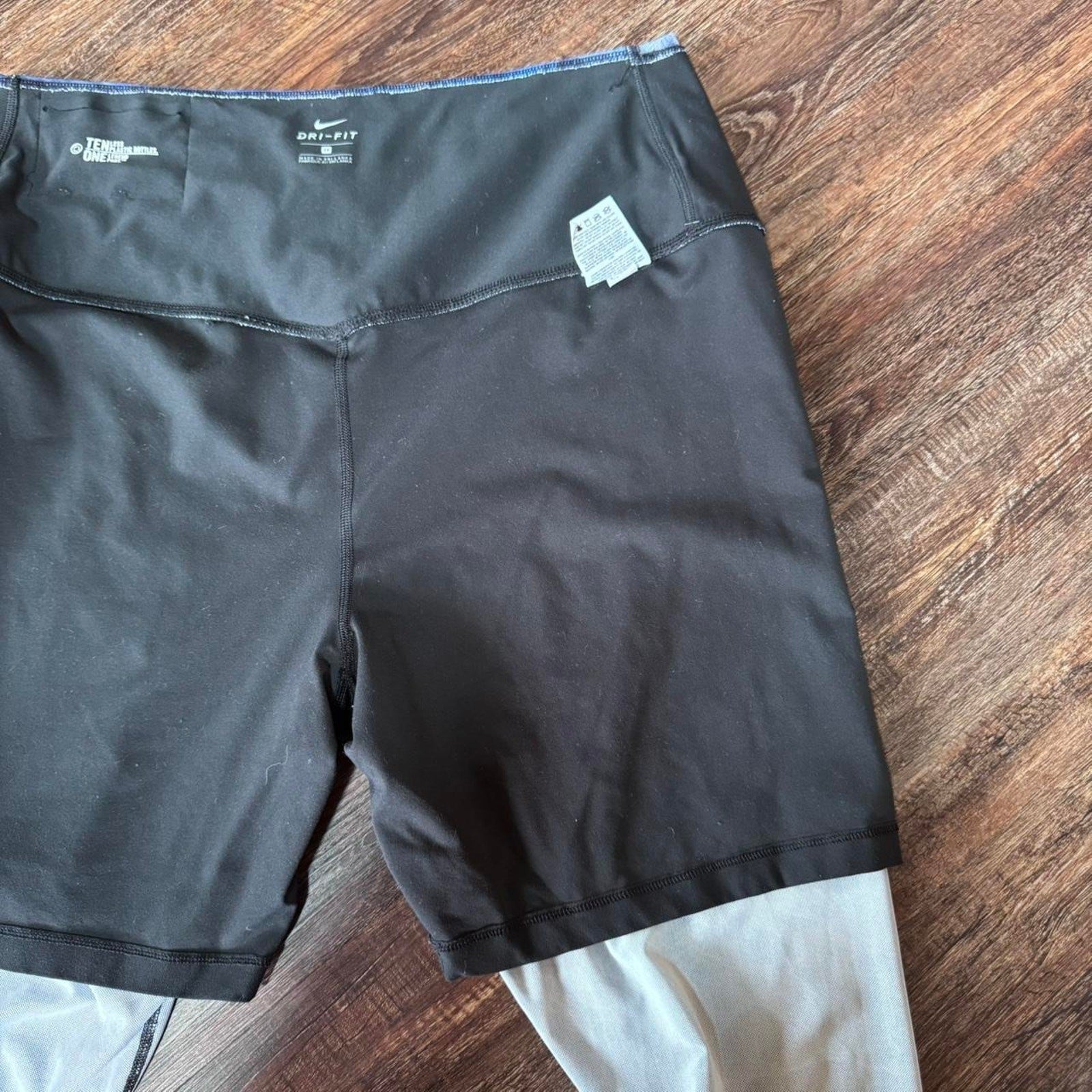 Nike Dri Fit Power Pocket HYPER Training Mesh Athletic Workout Tights Womens 2XL