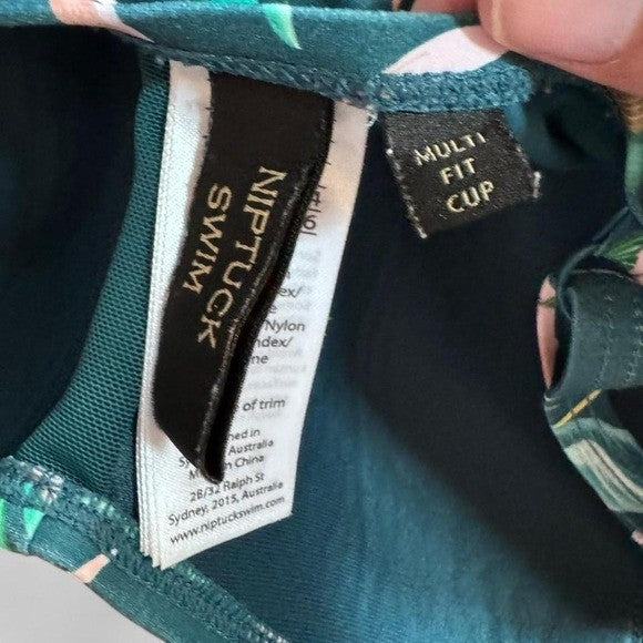 NipTuck Swim One Piece | Tropical Print | Size US 4 / AU 8