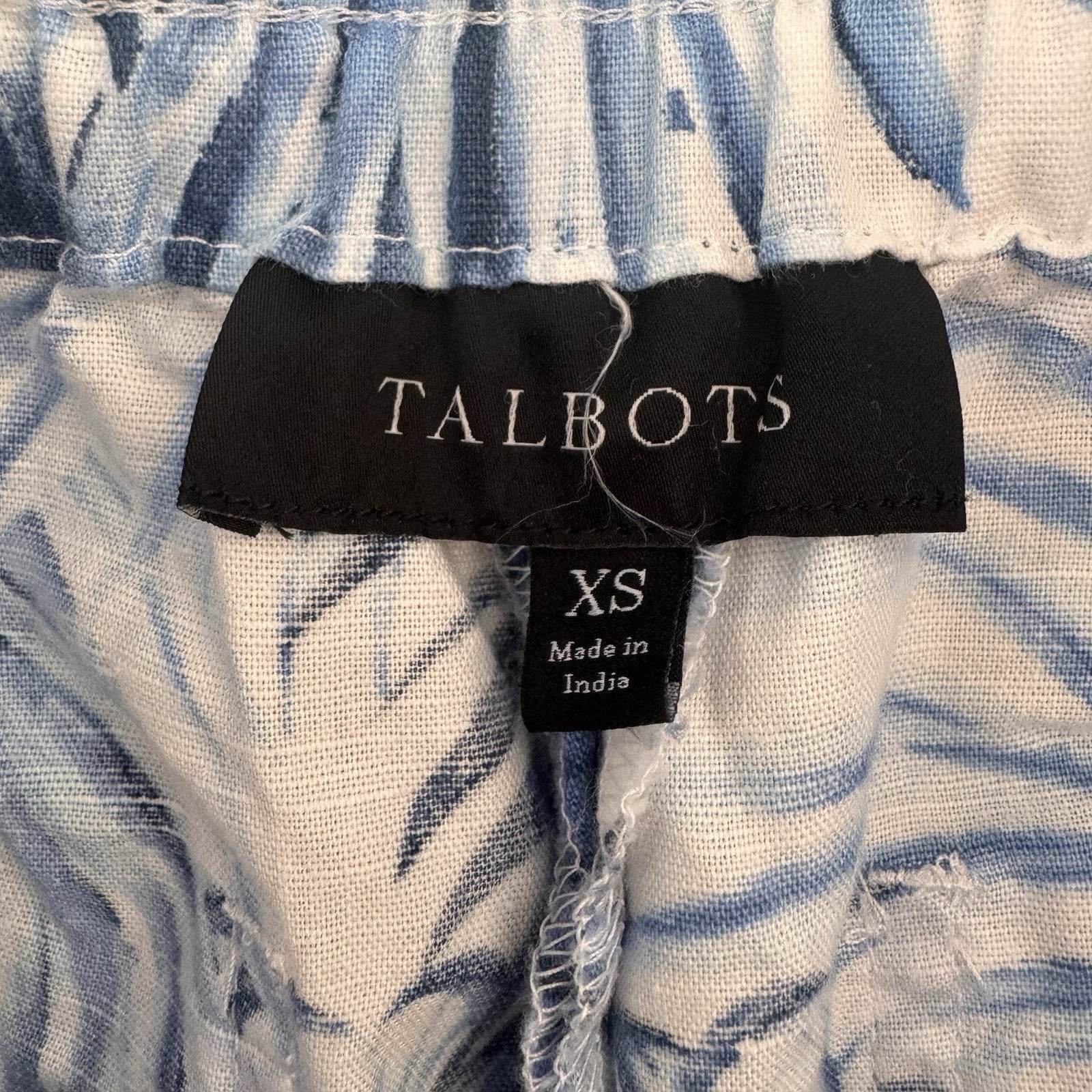 Talbots XS Shorts Bundle Lot 3 Tropical Pull On Summer Casual Linen