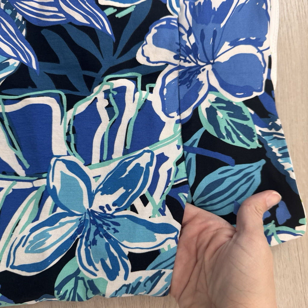 Swing Control Women’s Golf Skort Sz 4 Blue Tropical Print Pull On
