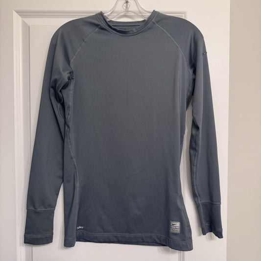 Nike Pro Compression Long Sleeve Shirt Men’s M Gray Dri-Fit