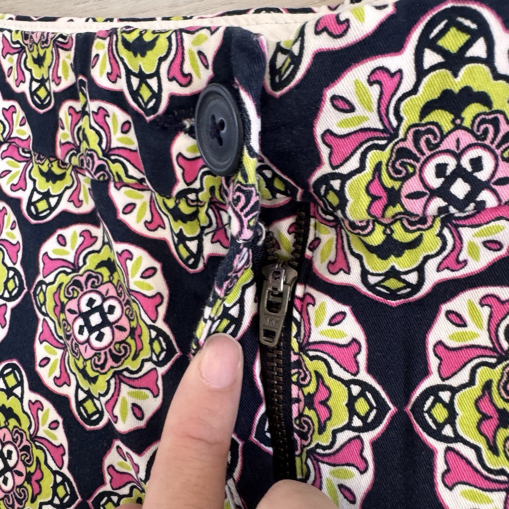Crown & Ivy Shorts Lot Of 2  Size 14 Geometric & Medallion Print Cotton